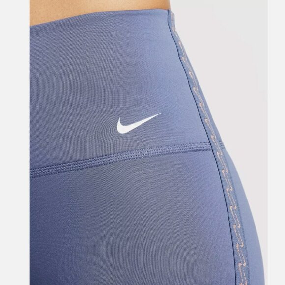 Nike One Women's Therma-FIT Diffused Blue HW 7/8 Leggings XXL Gym Winter Outdoor - Picture 14 of 14
